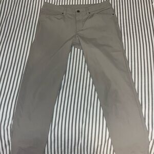 Lululemon travel pants (stone / light khaki)